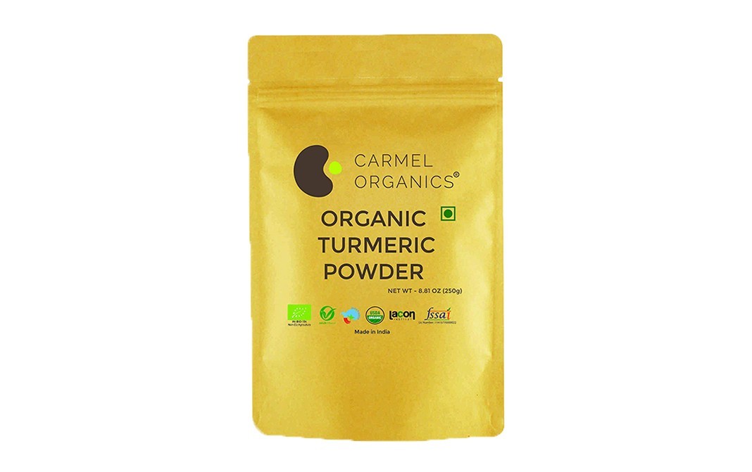 Carmel Organics Turmeric Powder    Pack  250 grams